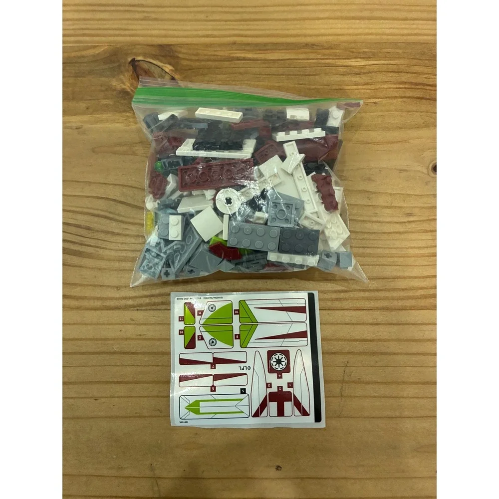 LEGO Star Wars Lot Partial Sets 75268 Snowspeeder AT-ST Walker Bricks Stickers